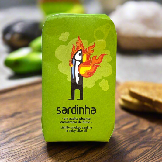 Sardinha Lightly Smoked Sardines in Spicy Olive Oil