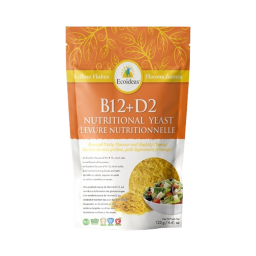 Ecoideas B12 + D2 Nutritional Yeasts (125 g)