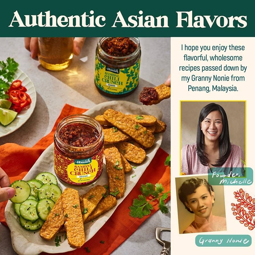 Homiah Sambal Chili Crunch Seaweed 170g