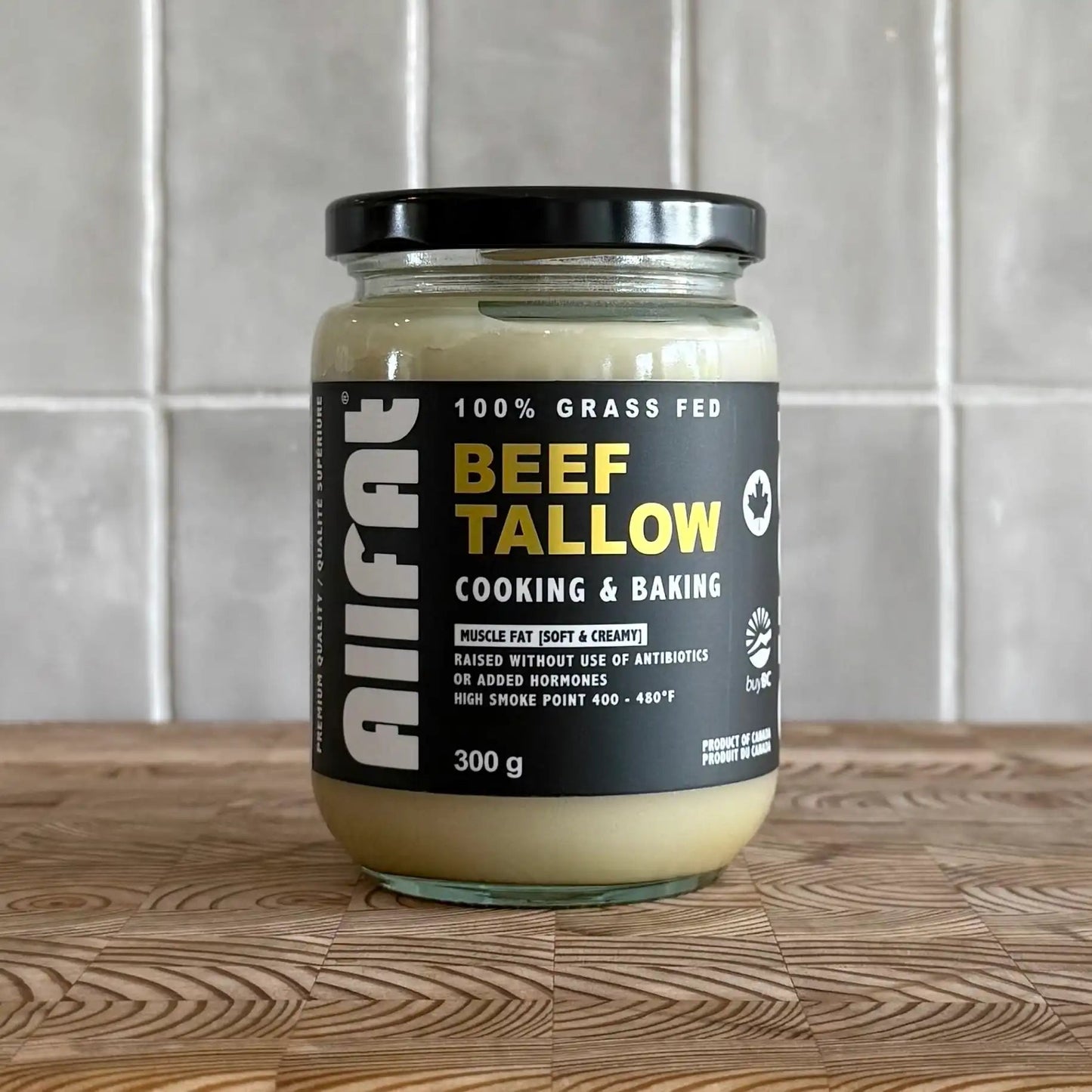100% Grass Fed & Finished Beef Tallow (Muscle Fat) 300g