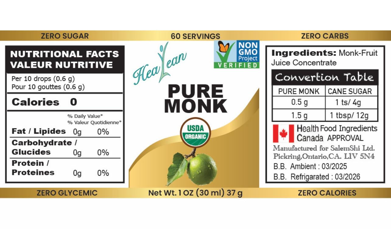 Pure Monk Monk-Fruit Juice Concentrate 30ml