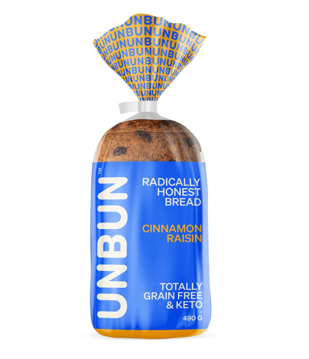 UNBUN CINNAMON RAISIN BREAD 490g