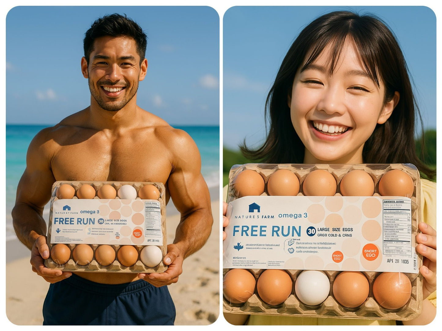 Nature’s Farm™ Free Run Smart Eggs™ 30CT LARGE