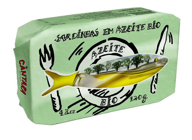 Cântara Sardines in organic olive oil 120g