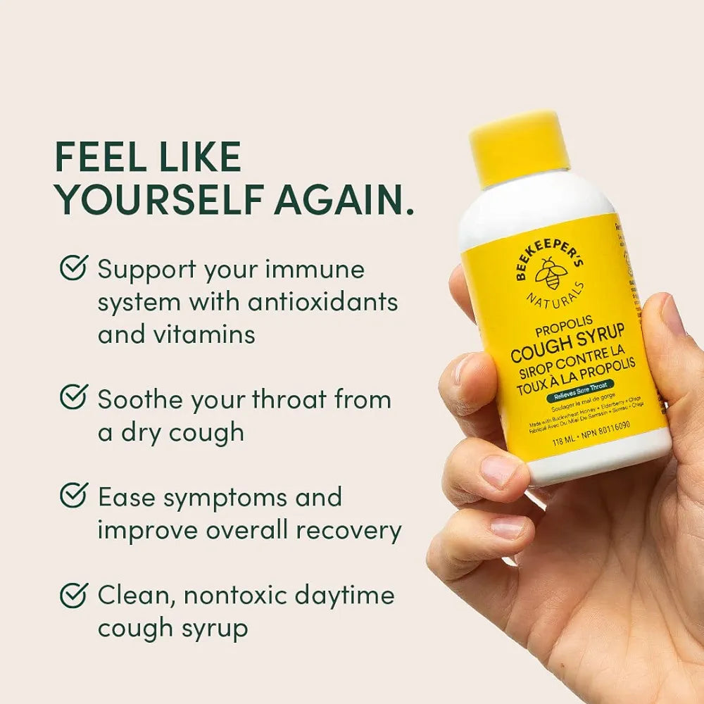 Beekeeper's Naturals Propolis Cough Syrup 118mL