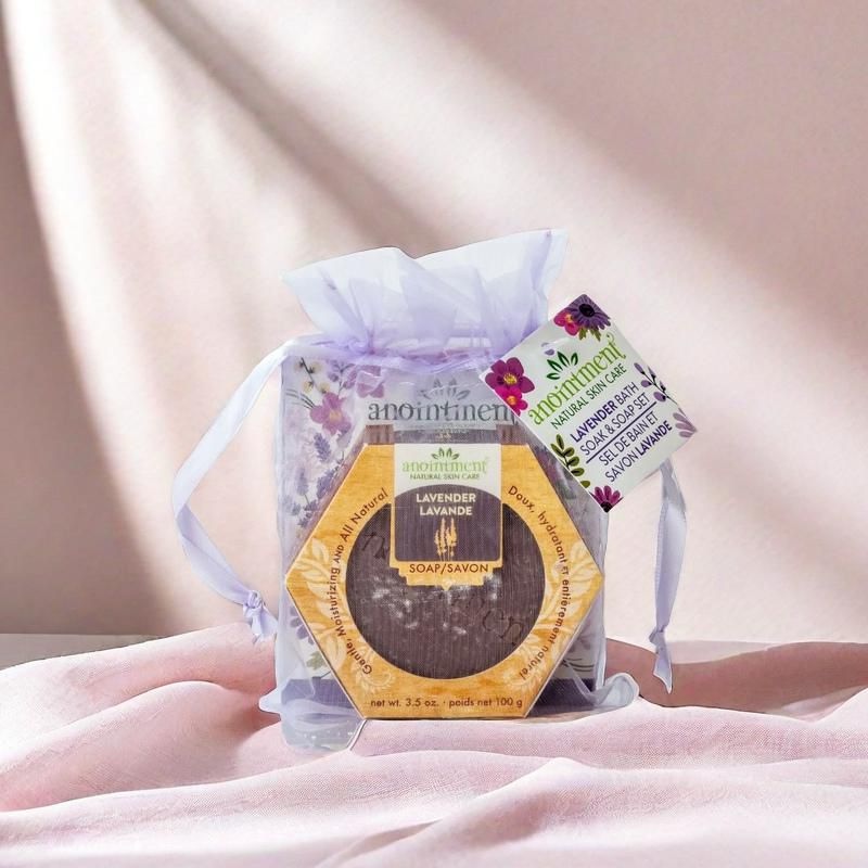 Anointment Lavender Bath Soak & Soap Set