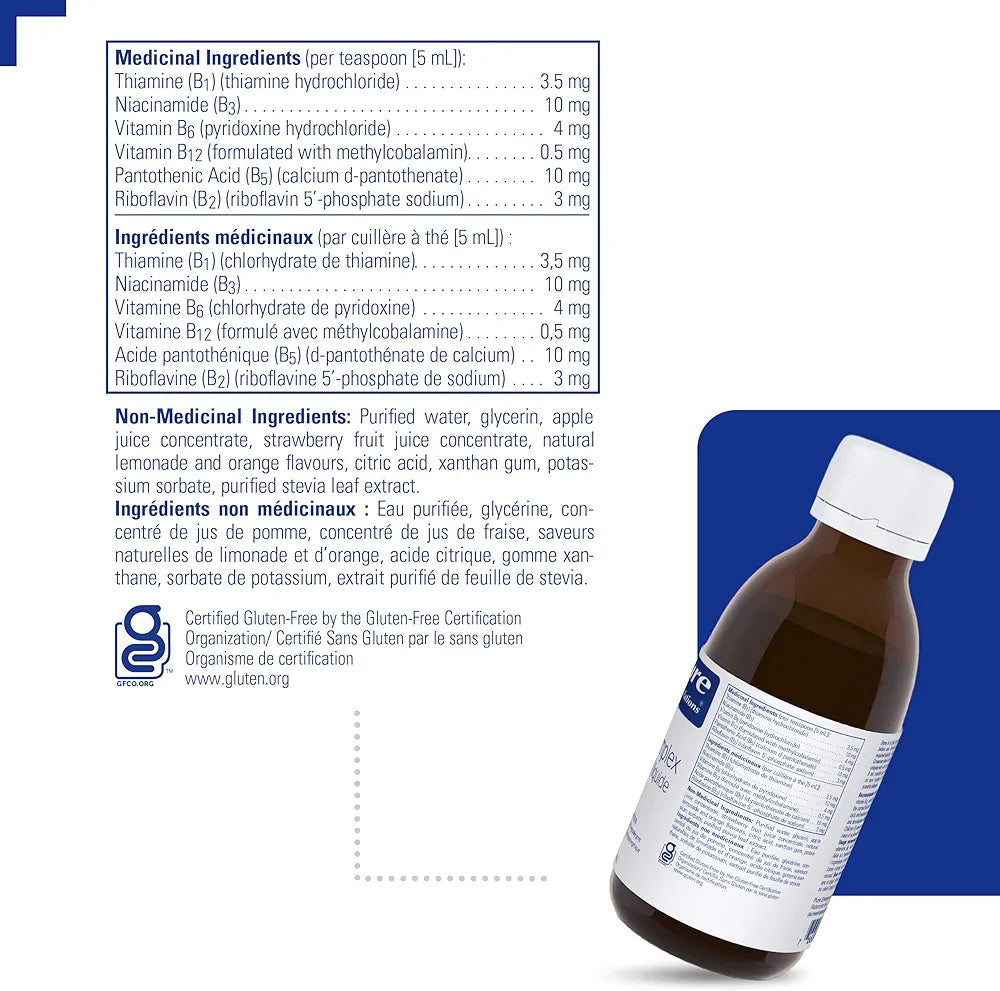 Pure Encapsulations B-Complex Liquid 140 mL