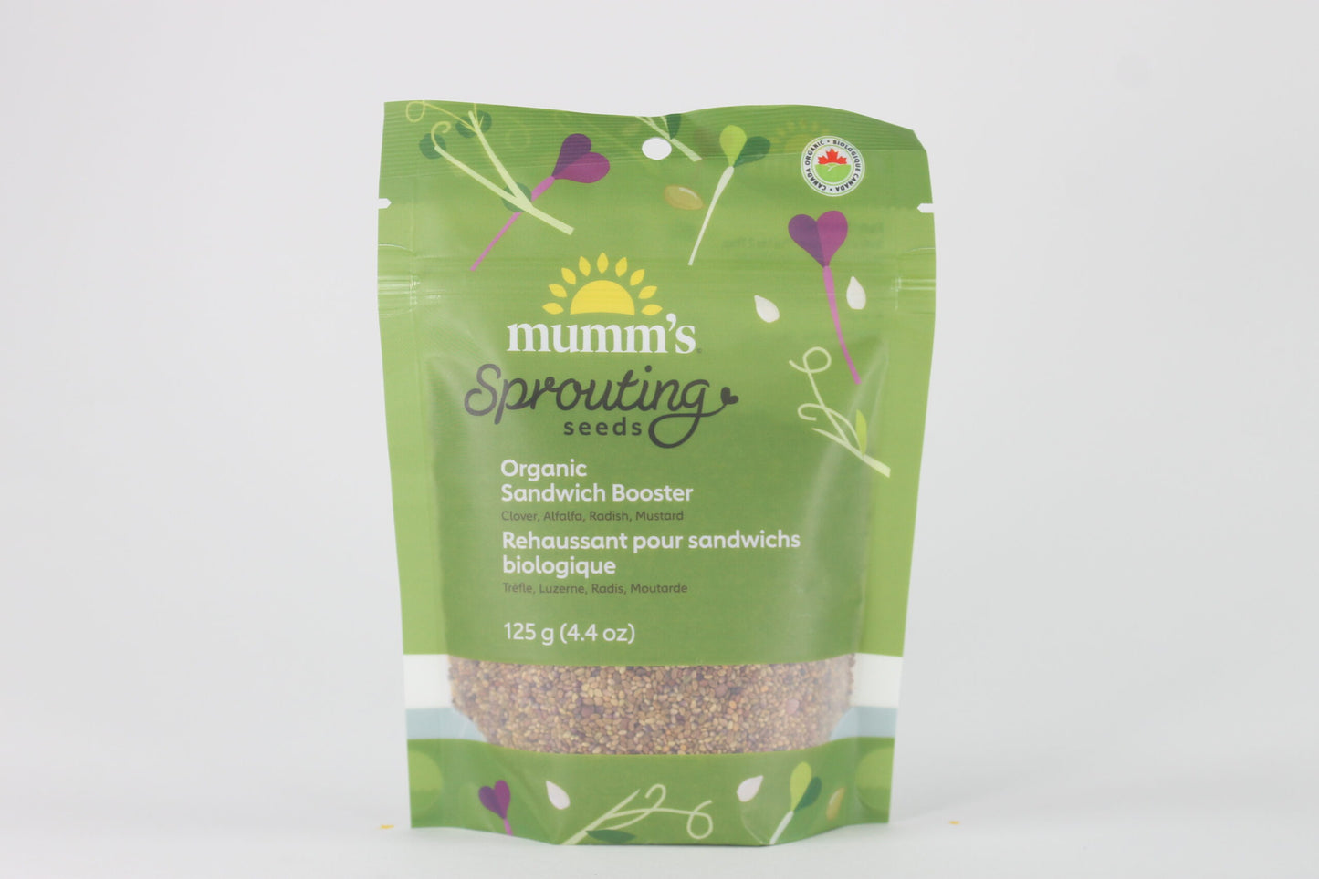 Mumm's Organic Sprouting Sandwich Booster 125g
