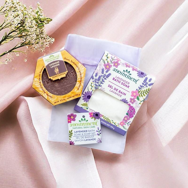 Anointment Lavender Bath Soak & Soap Set