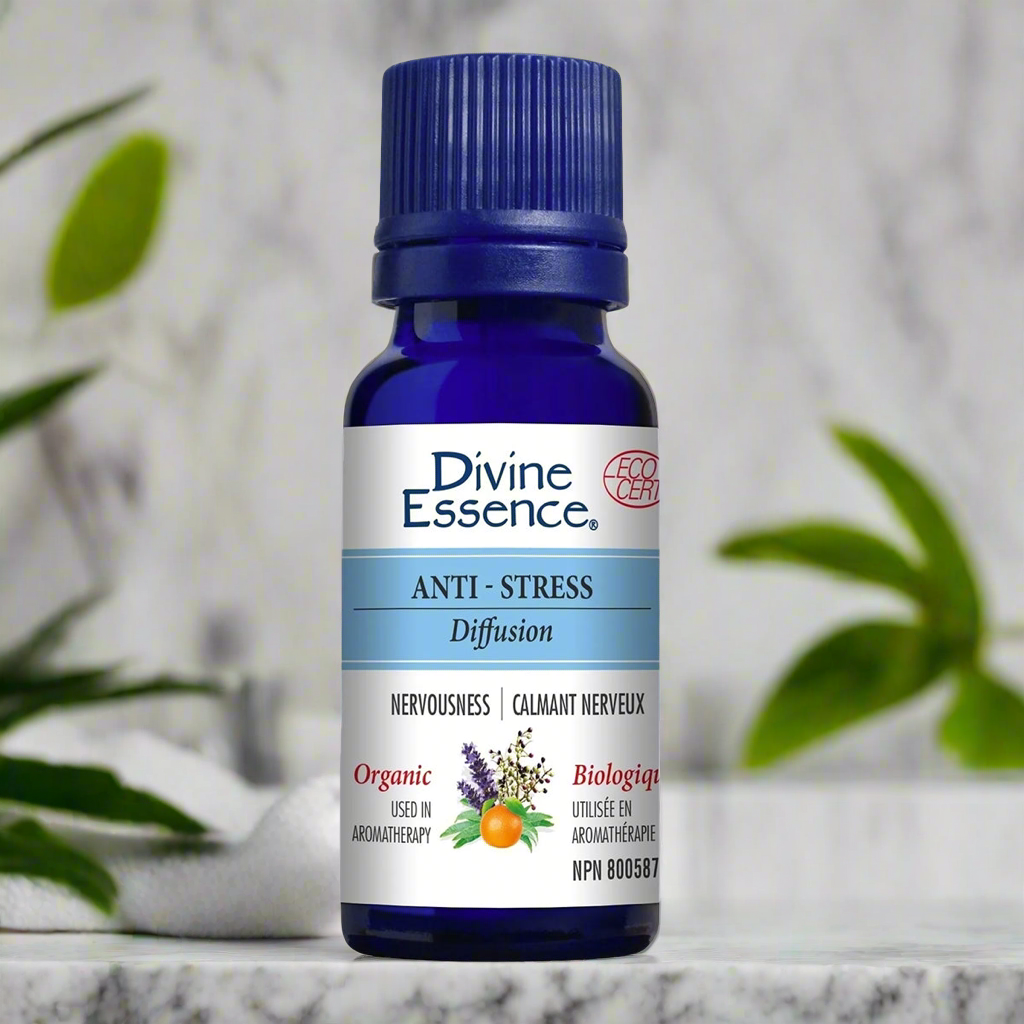 Divine Essence Anti-Stress Organic Essential Oil Blend 30ml