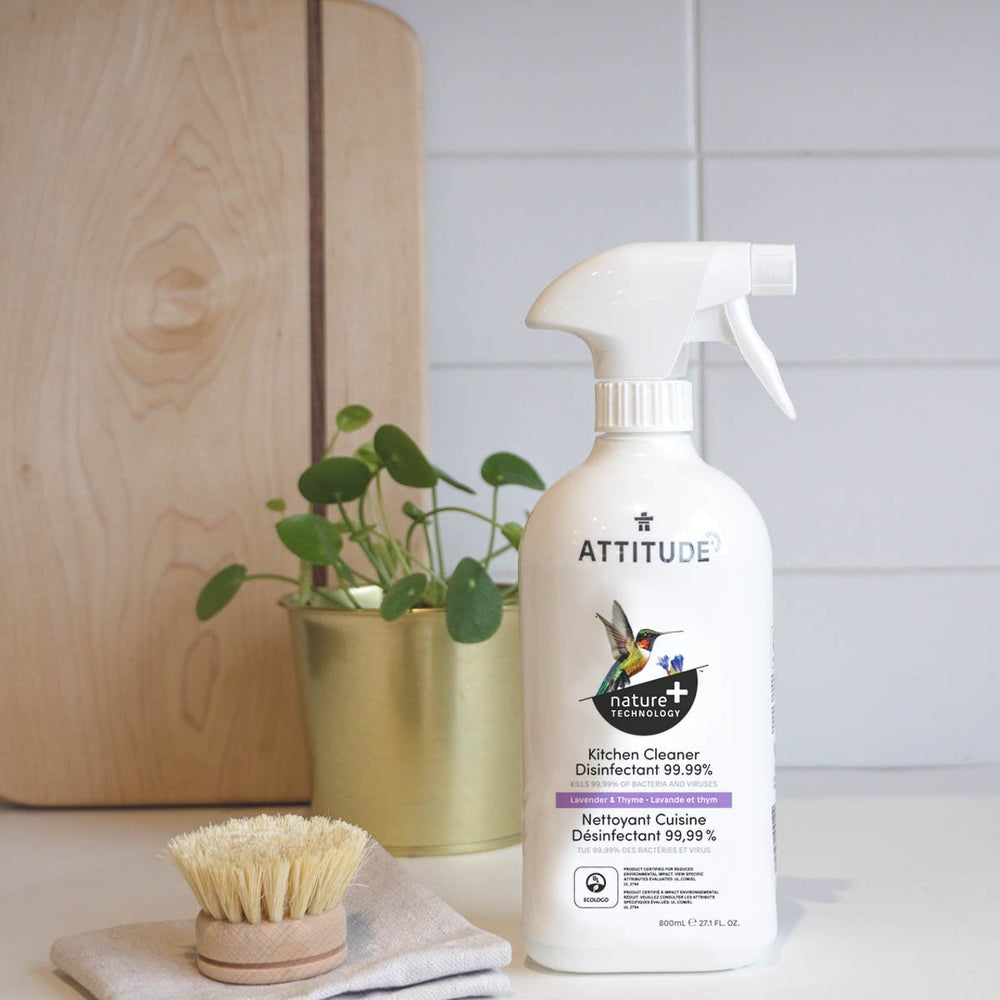 Attitude Kitchen Cleaner Disinfectant 99.9% 800ml
