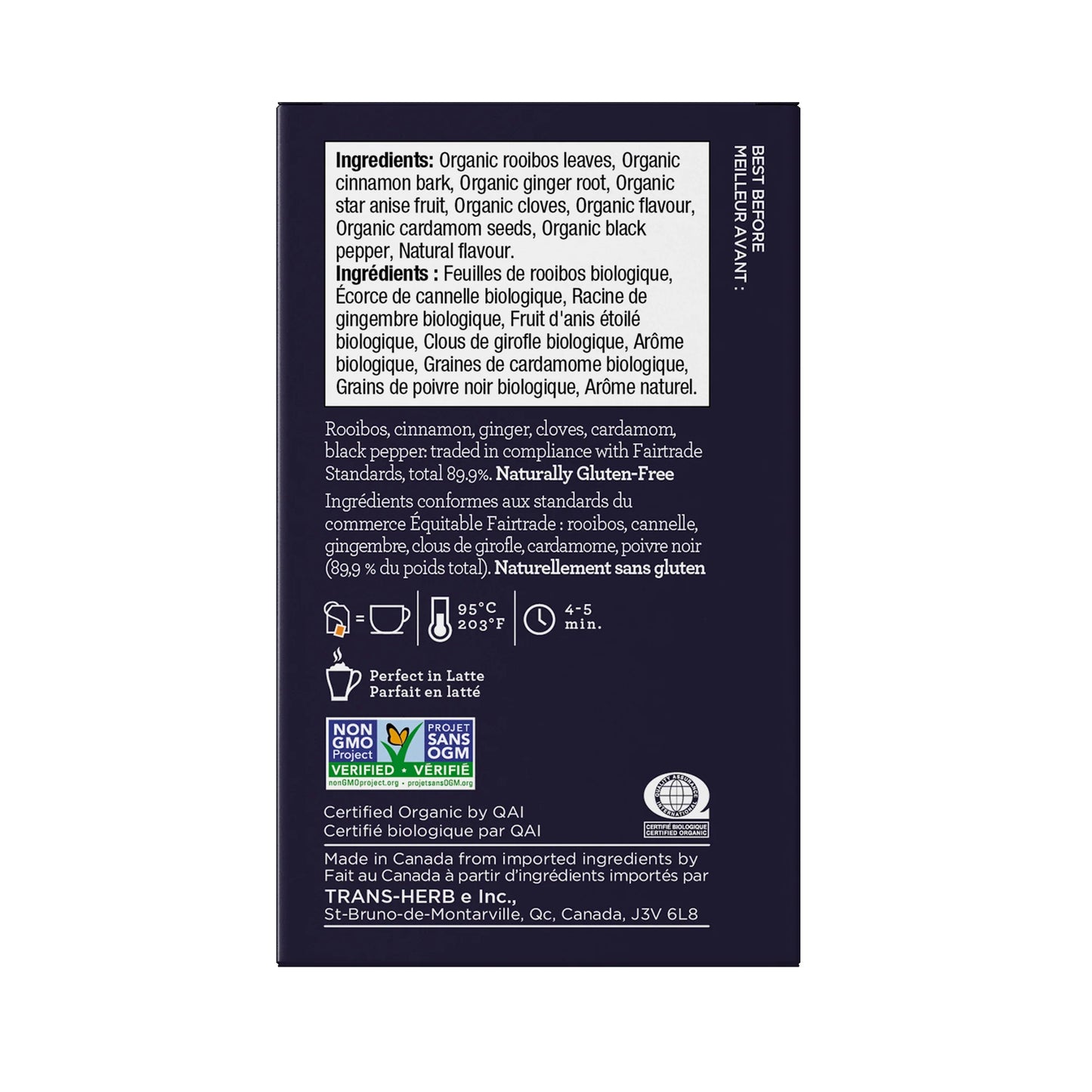 Four O'clock Rooibos Organic Fairtrade Chai Herbal Tea 32g