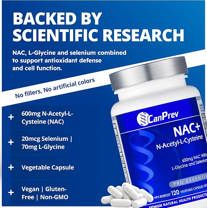 CanPrev NAC+ 120 Veggie Caps
