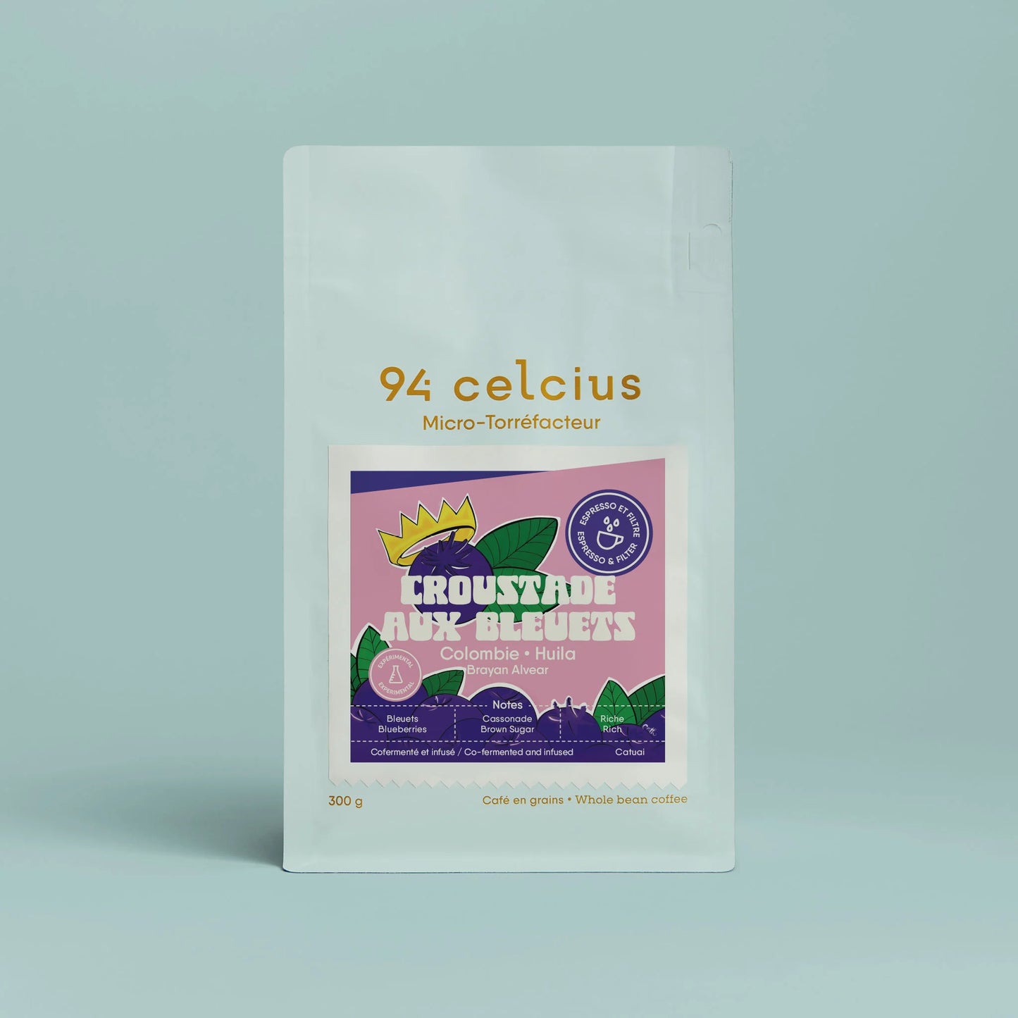 94 Celcius coffee - Colombia - Blueberry Crumble 300g