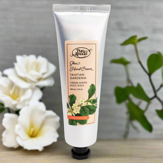 PURE ANADA Shea Hand Cream - Tahitian Gardenia 100ml