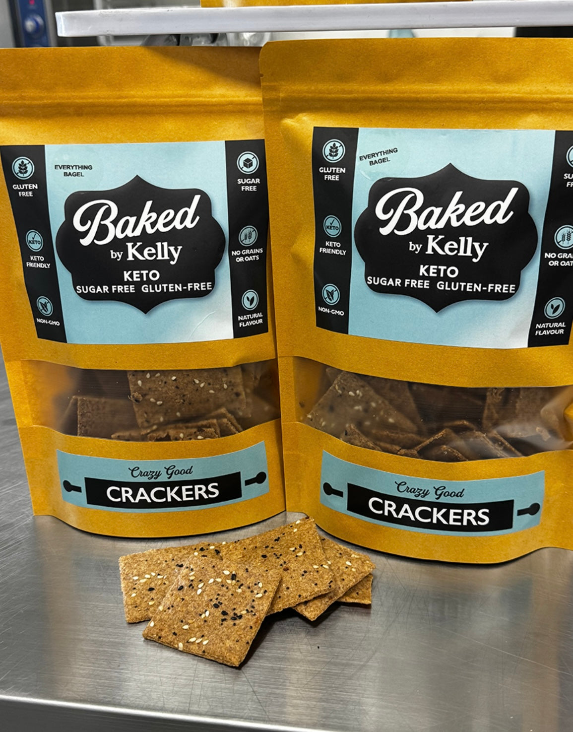 Baked by Kelly Keto Everything Bagel Cracker 150g