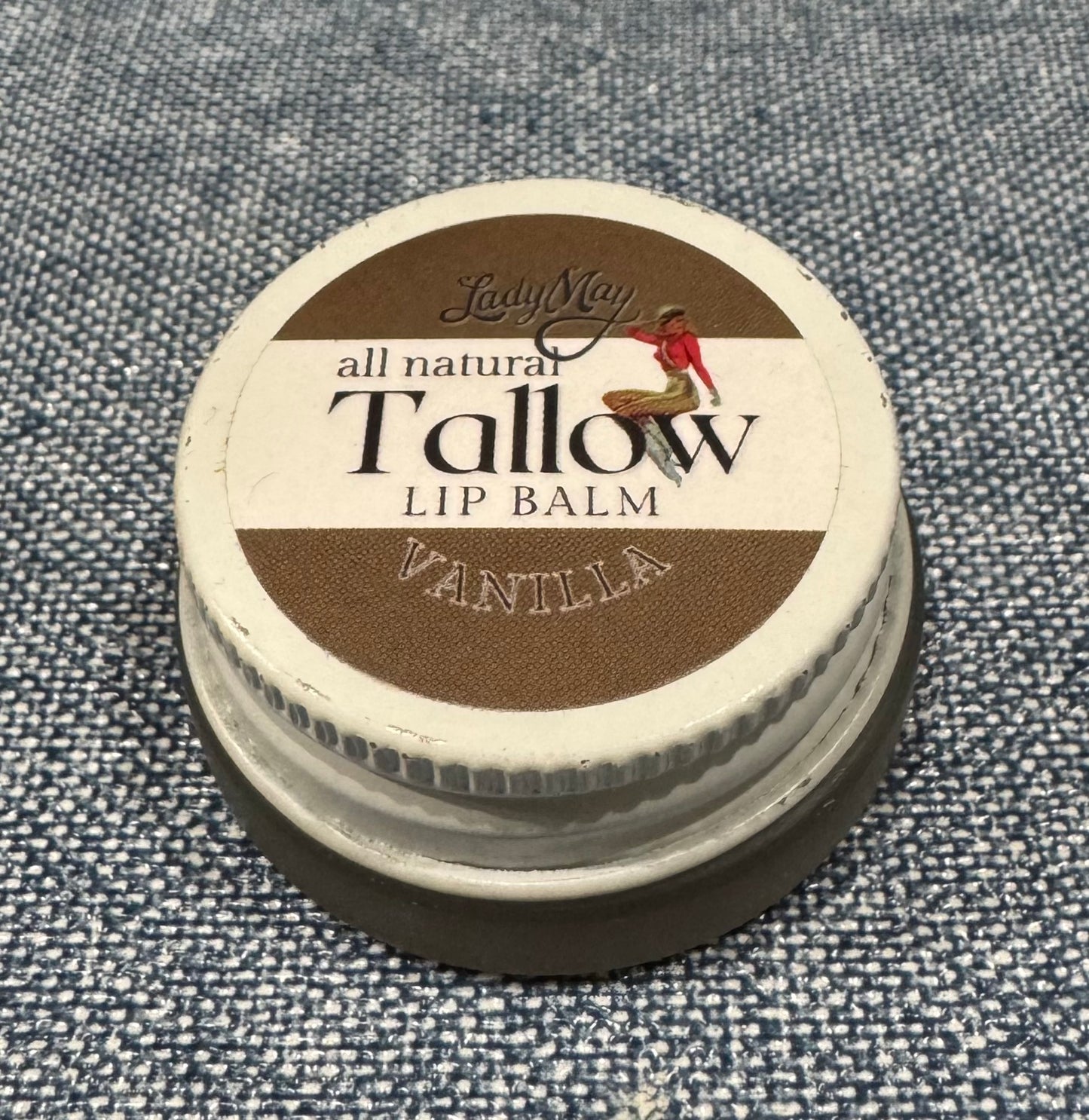 Lady May ALL NATURAL LIP BALM TRIO, VANILLA
