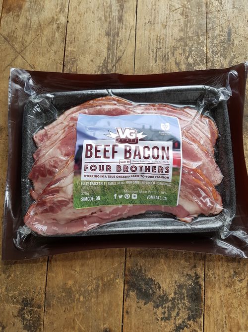 VG Meat - Sliced Beef Bacon - 375g Pack