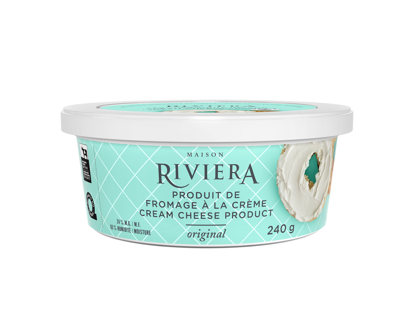Riviera cream cheese 240g