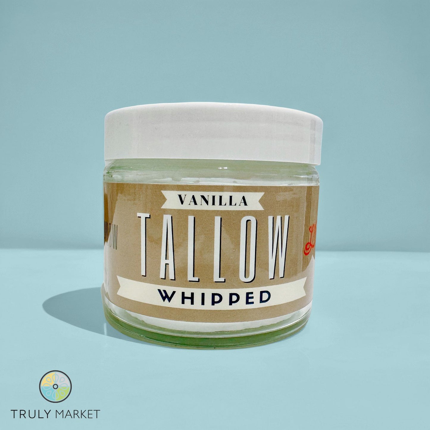 Lady May 9oz Vanilla Whipped Tallow, Grass fed Odorless Beef Tallow Moisturizer