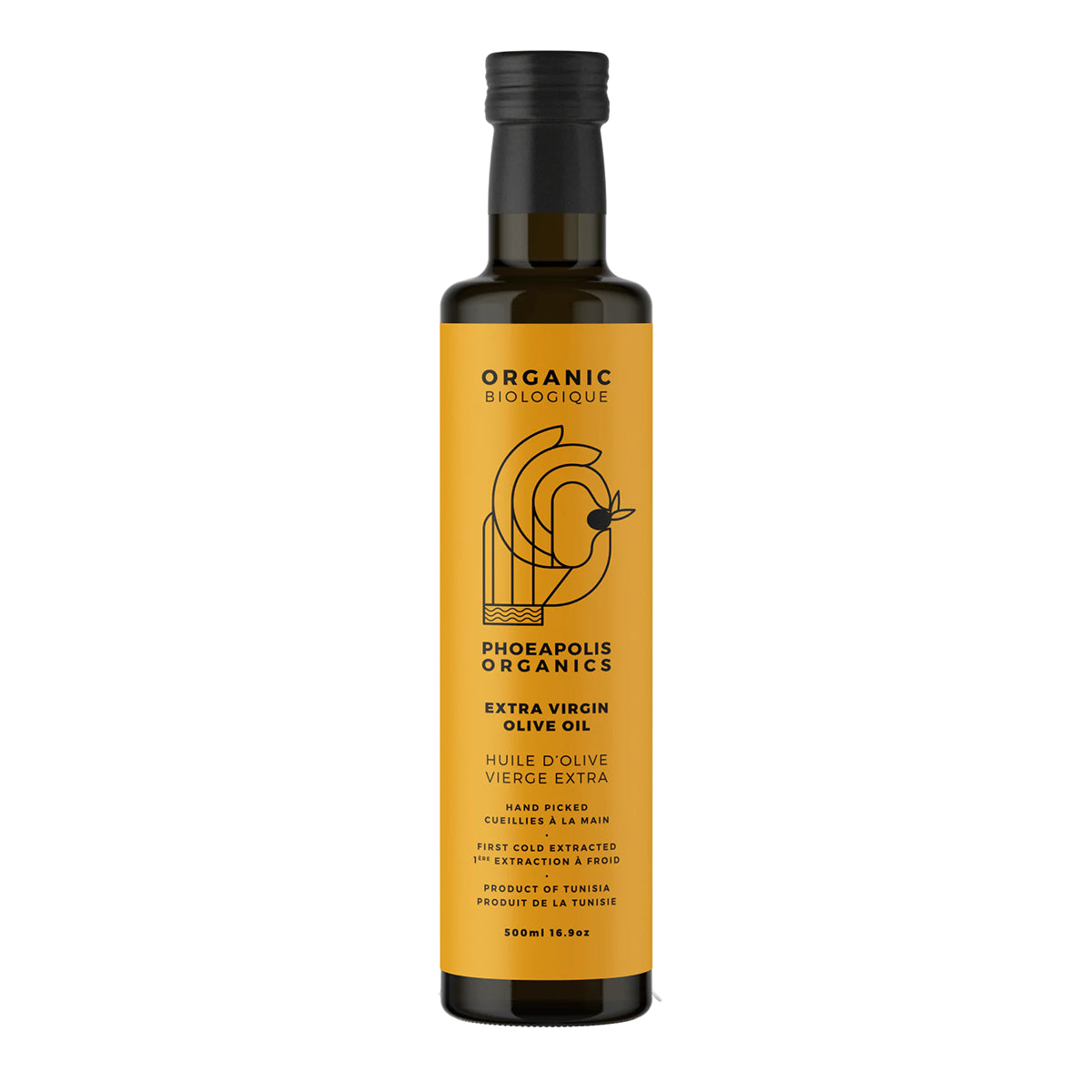 Phoeapolis Organics Extra Virgin Olive Oil Delicate Taste, 500 ML