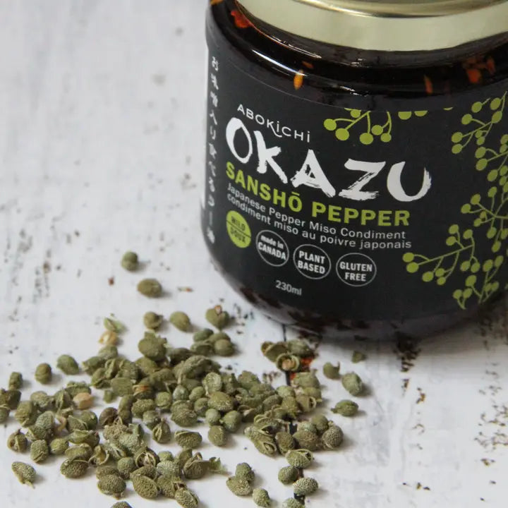 OKAZU - Sanshō Pepper Miso- Japanese miso chili oil condiment (230ml/8oz)