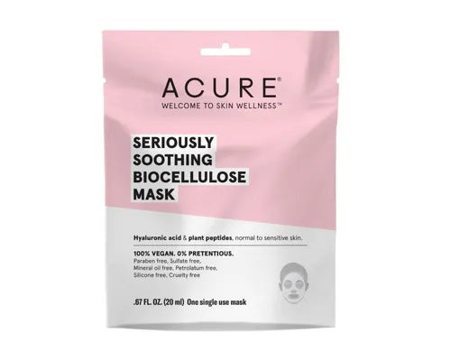 Acure Seriously Soothing Biocellulose Mask 20mL
