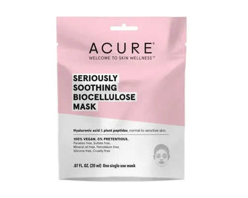 Acure Seriously Soothing Biocellulose Mask 20mL