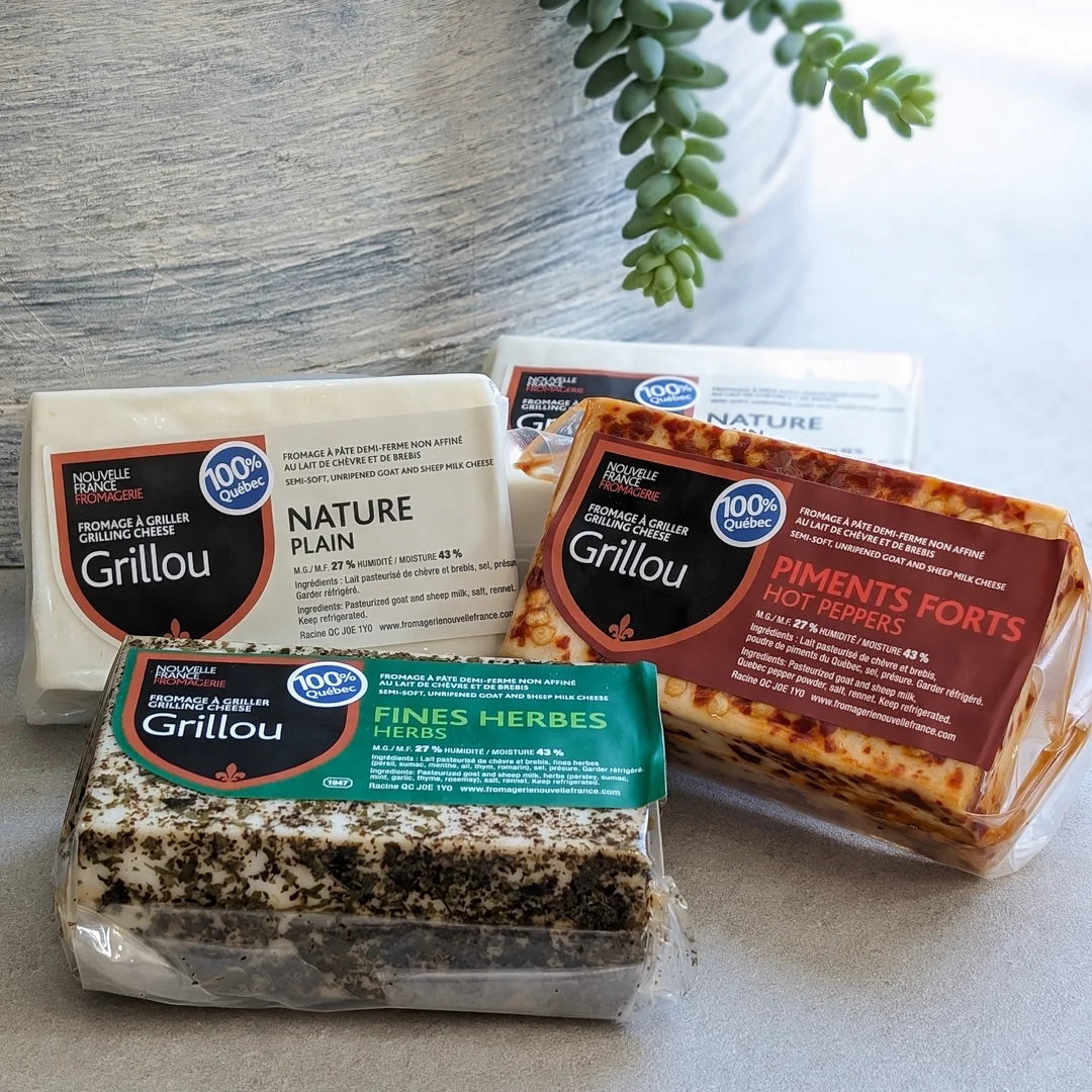 Fromagerie Nouvelle France Grillou Mixed (Halloumi-Style) Set of 3