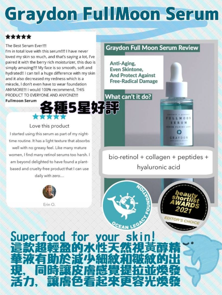Graydon Supermoon Serum
30 mL