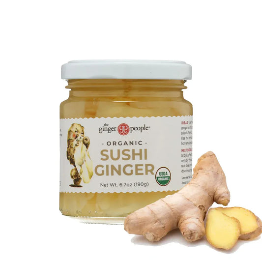 The Ginger People Organic Pickled Sushi Ginger 190g