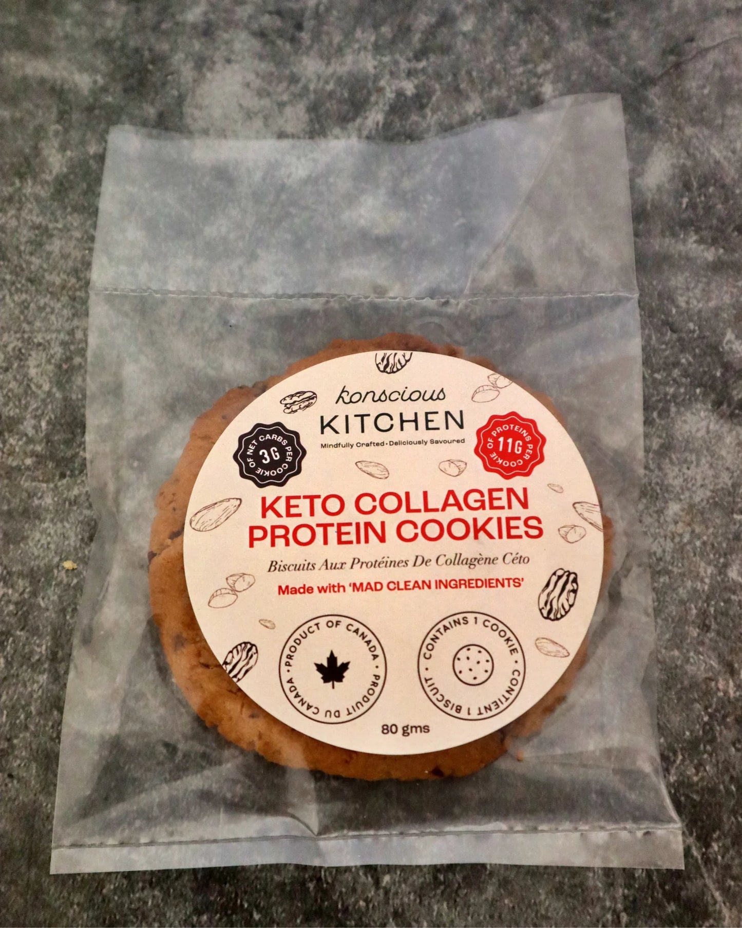 K Kitchen Keto Collagen Protein Cookies