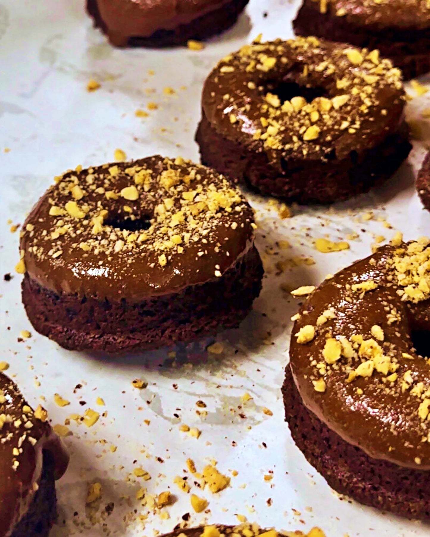 K Kitchen Keto Chocolate Hazelnut Doughnuts