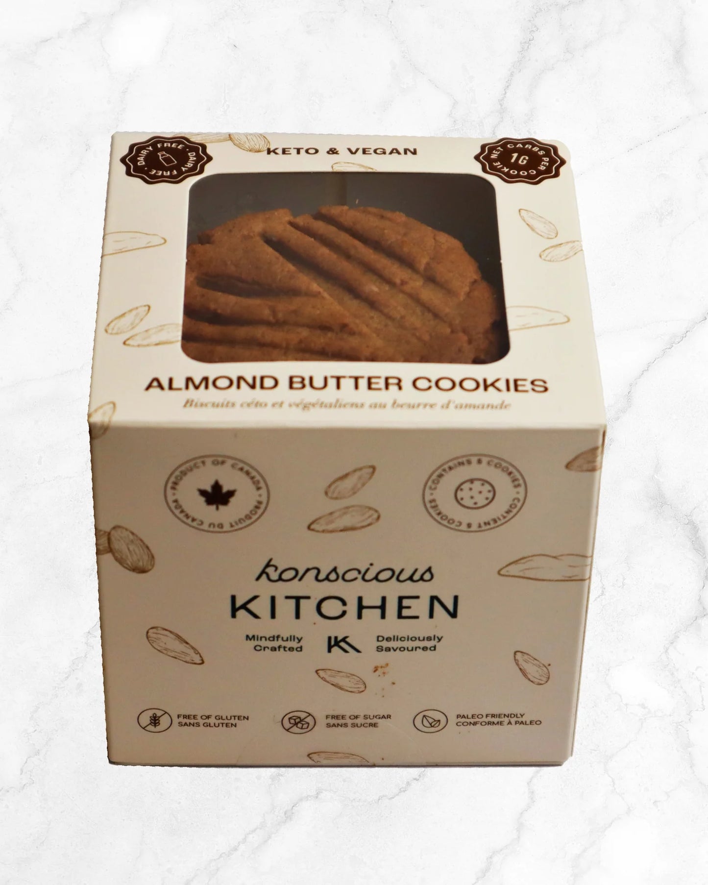 K Kitchen Keto Almond Butter Cookies Pack of 5