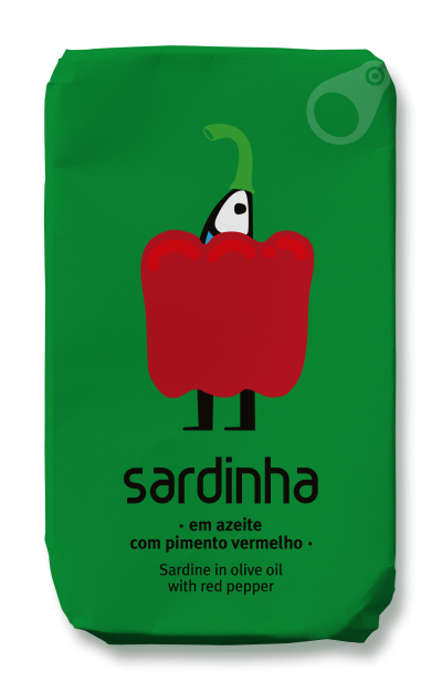 Sardinha Sardines in Olive Oil with Organic Red Pepper 120g