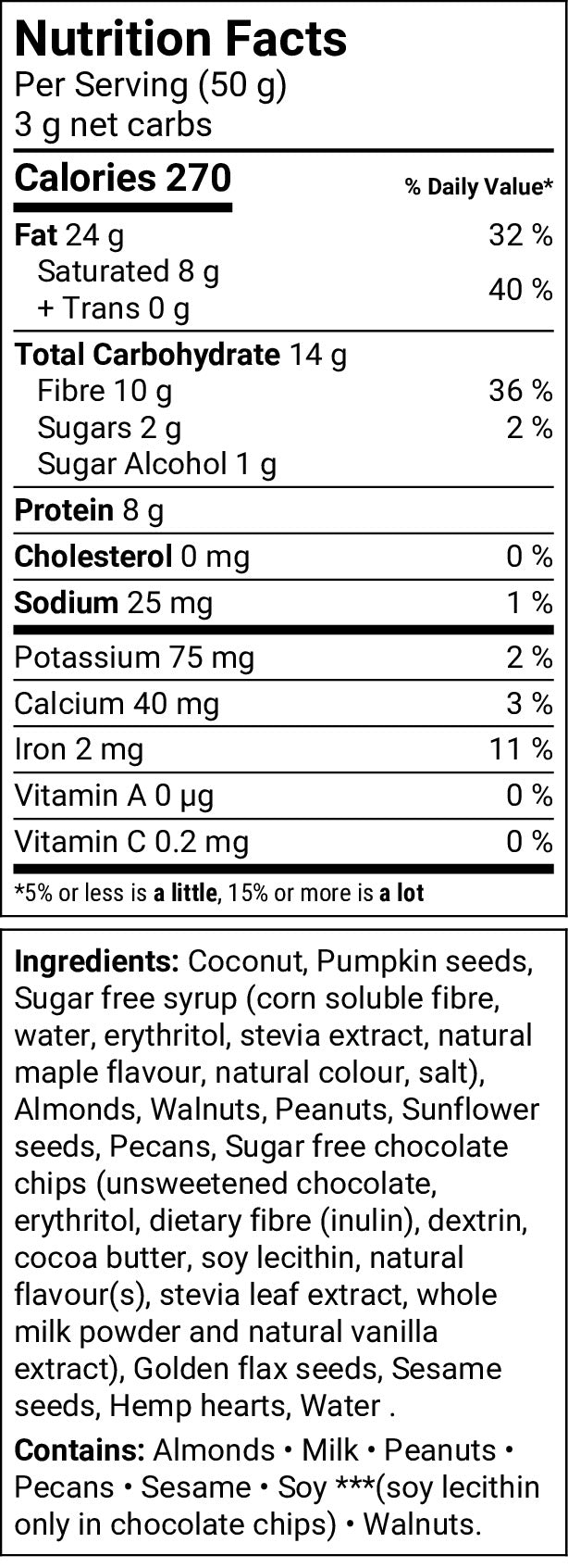 Baked by Kelly Keto Granola Bark 250g