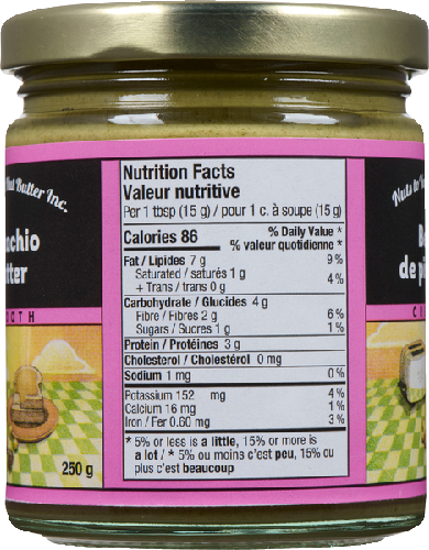 Nuts to You Nut Butter Pistachio Butter Smooth