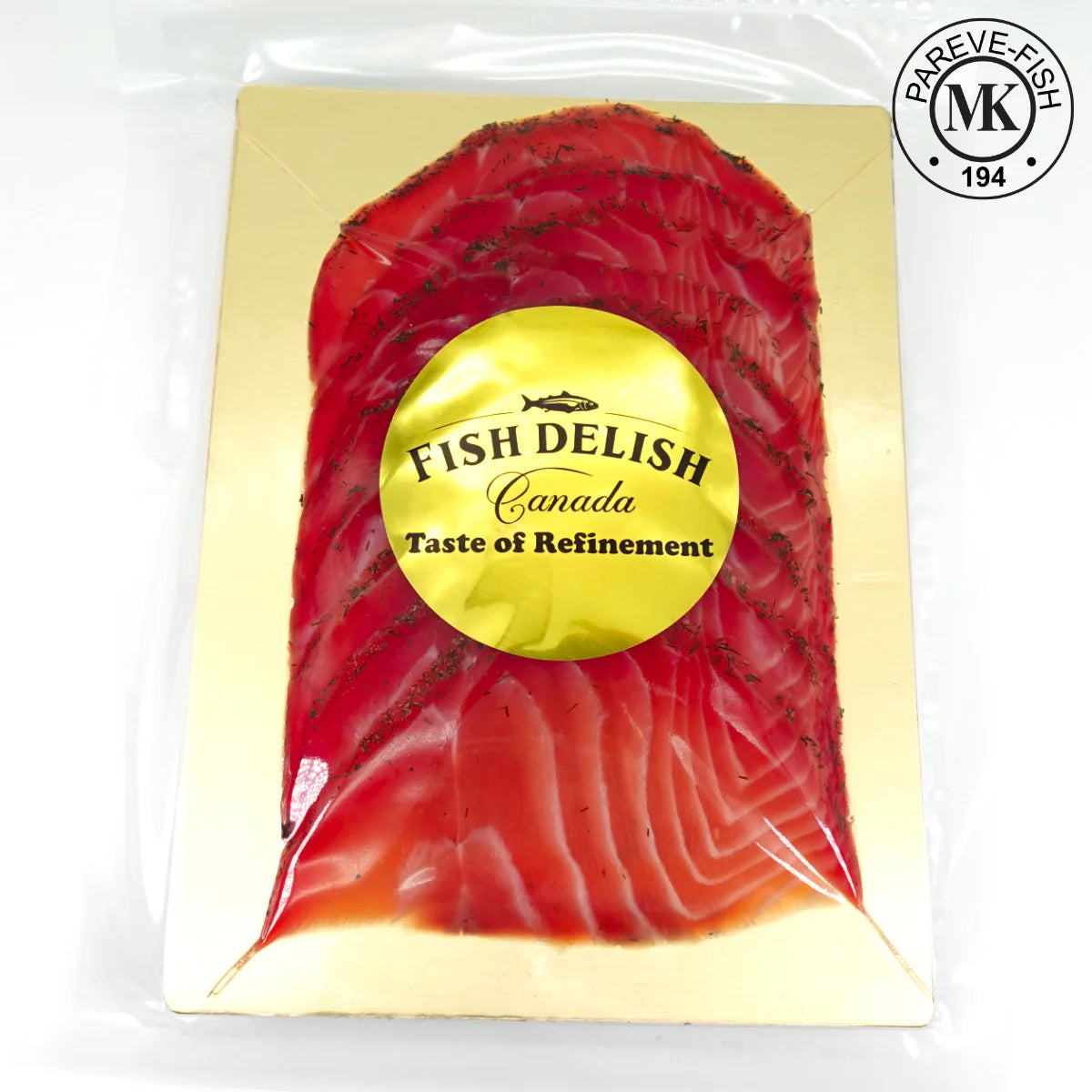 Premium Salmon Gravlax - Prime Royal Cut Loin - Sliced - Beets 'n Brandy