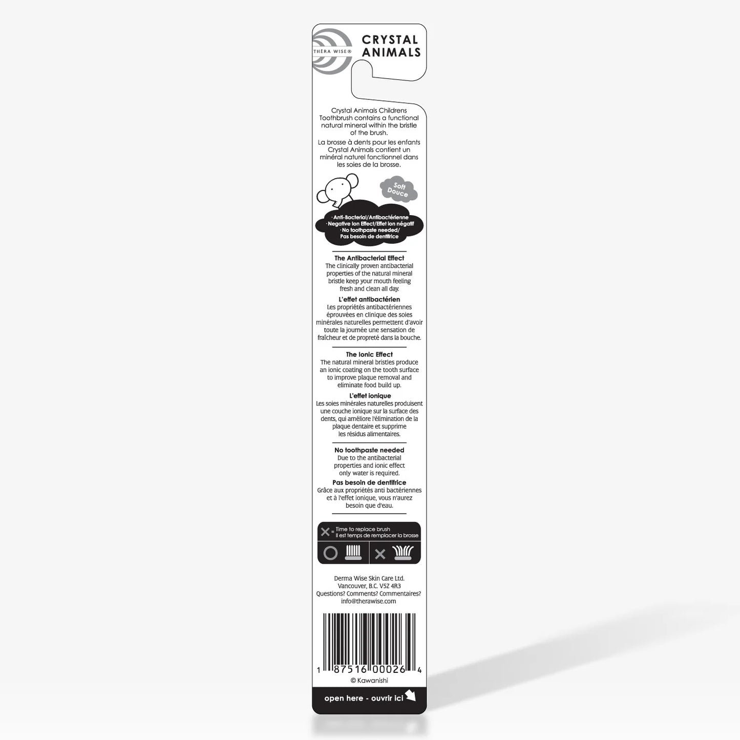 Thera Wise Antibacterial No Toothpaste Needed Toothbrush 0-6 years