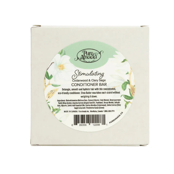 Pure Anada Conditioner Bar - Stimulating (Cedarwood & Clary Sage) 115g