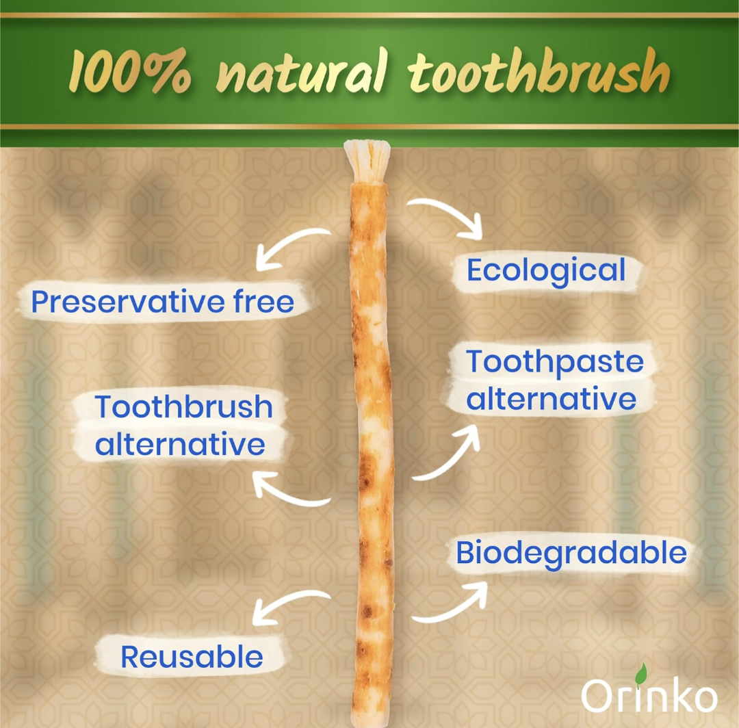 Orinko Siwak Natural Toothbrushes 12x pack