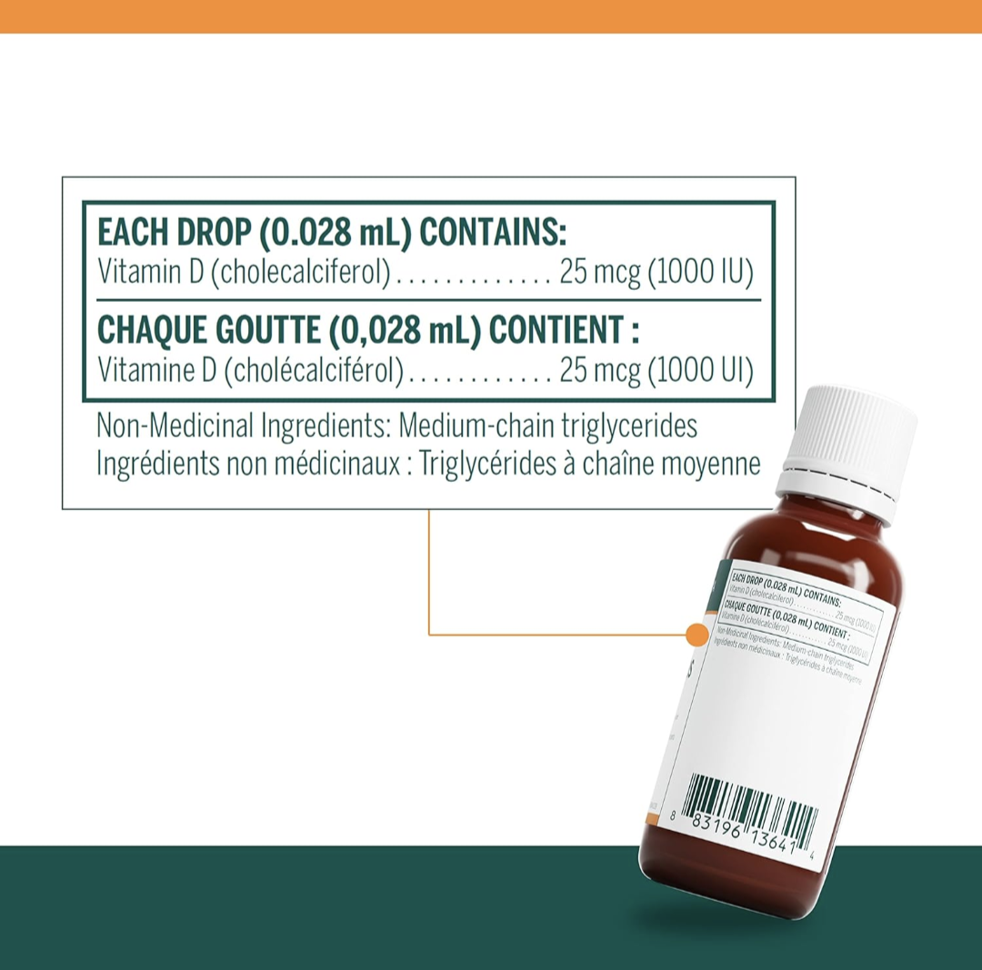 Genestra D3 1000 Drops 30ml