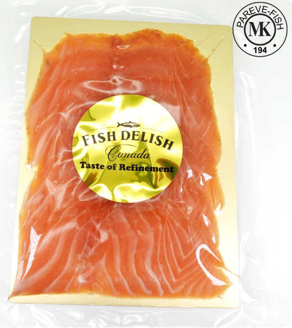 Premium Smoked Salmon Lox - Prime Royal Cut Loin - Sliced