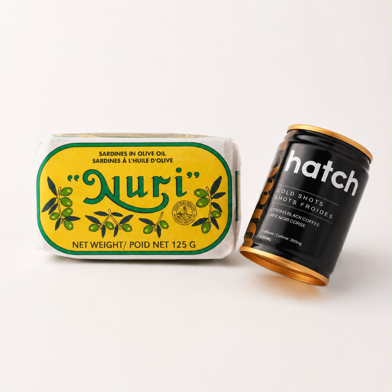 $15 Combo Nuri Sardines + Hatch Cold Shots (Limited-time offer)