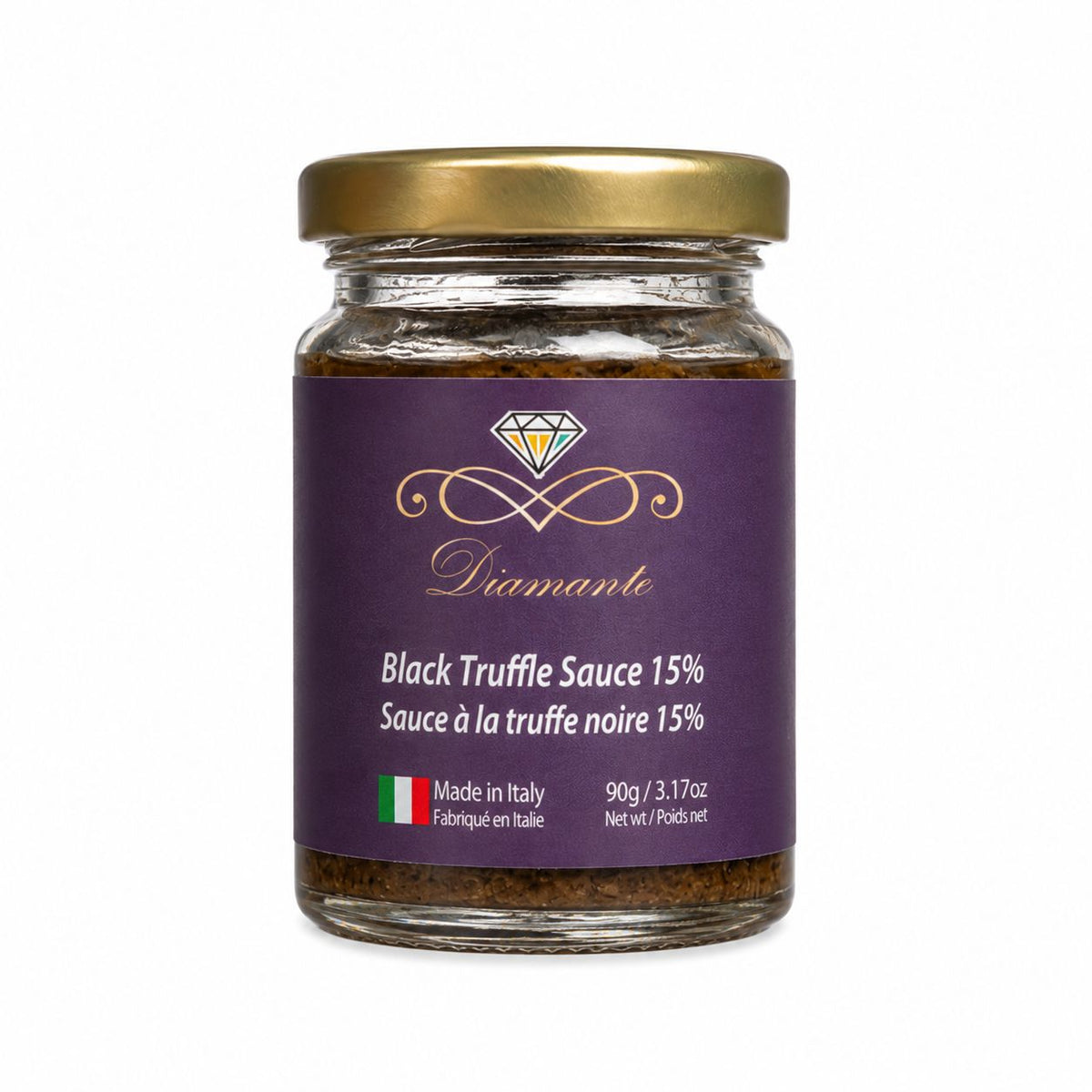 Diamante black truffle sauce 15 percent 90g jar