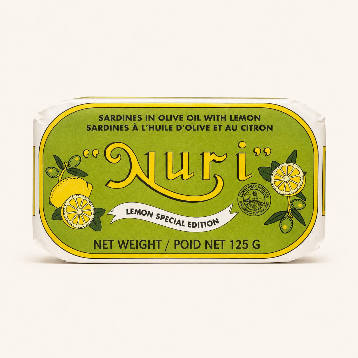 Nuri Sardines in Olive Oil with Lemon - 125g