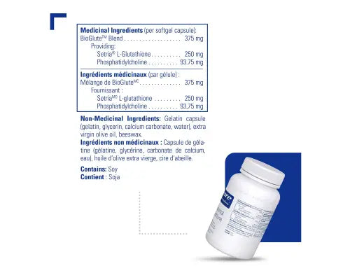 Pure Encapsulations Liposomal Glutathione 60 Softgels