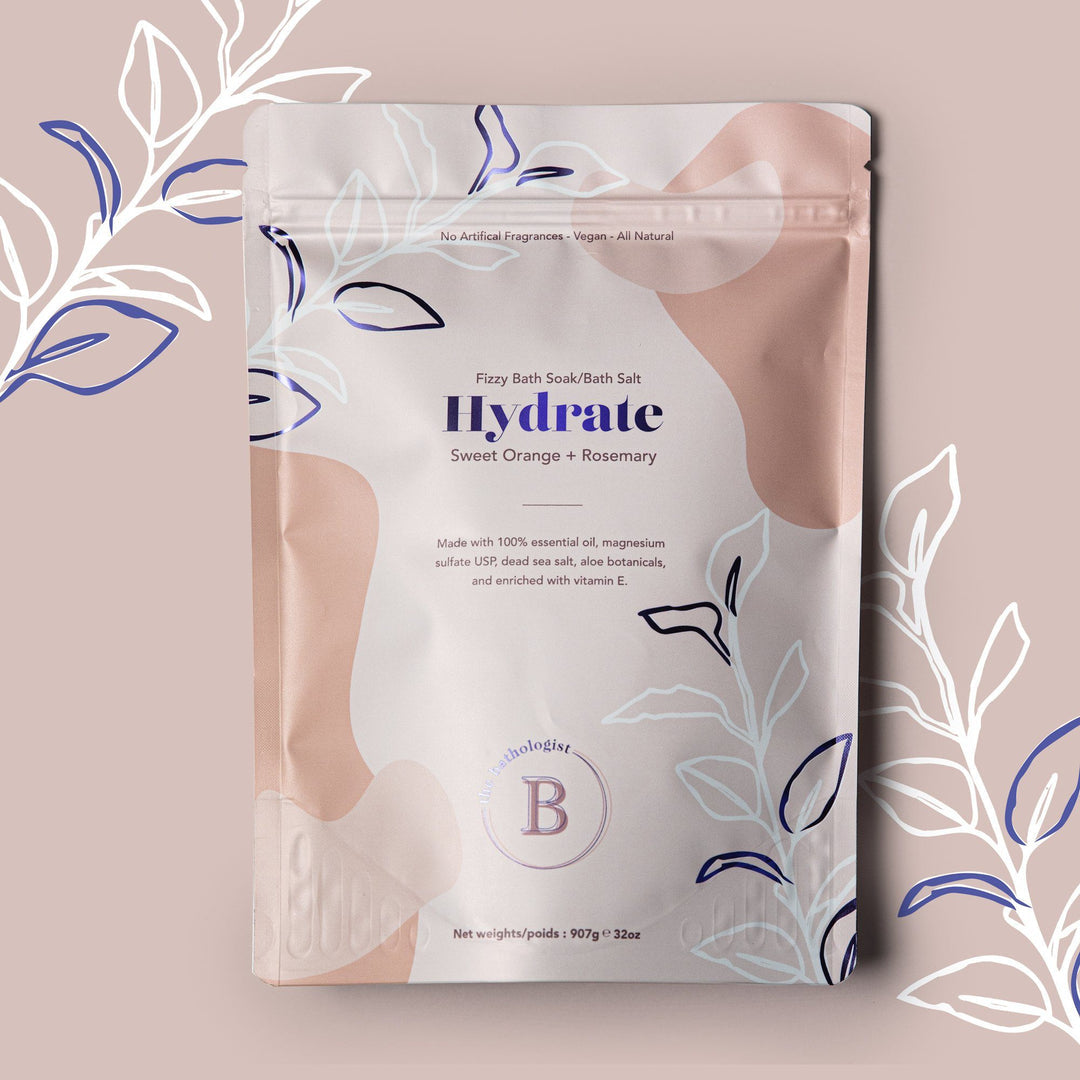 Bathologist Fizzy Bath Soak Hydrate Sweet Orange + Rosemary 907g