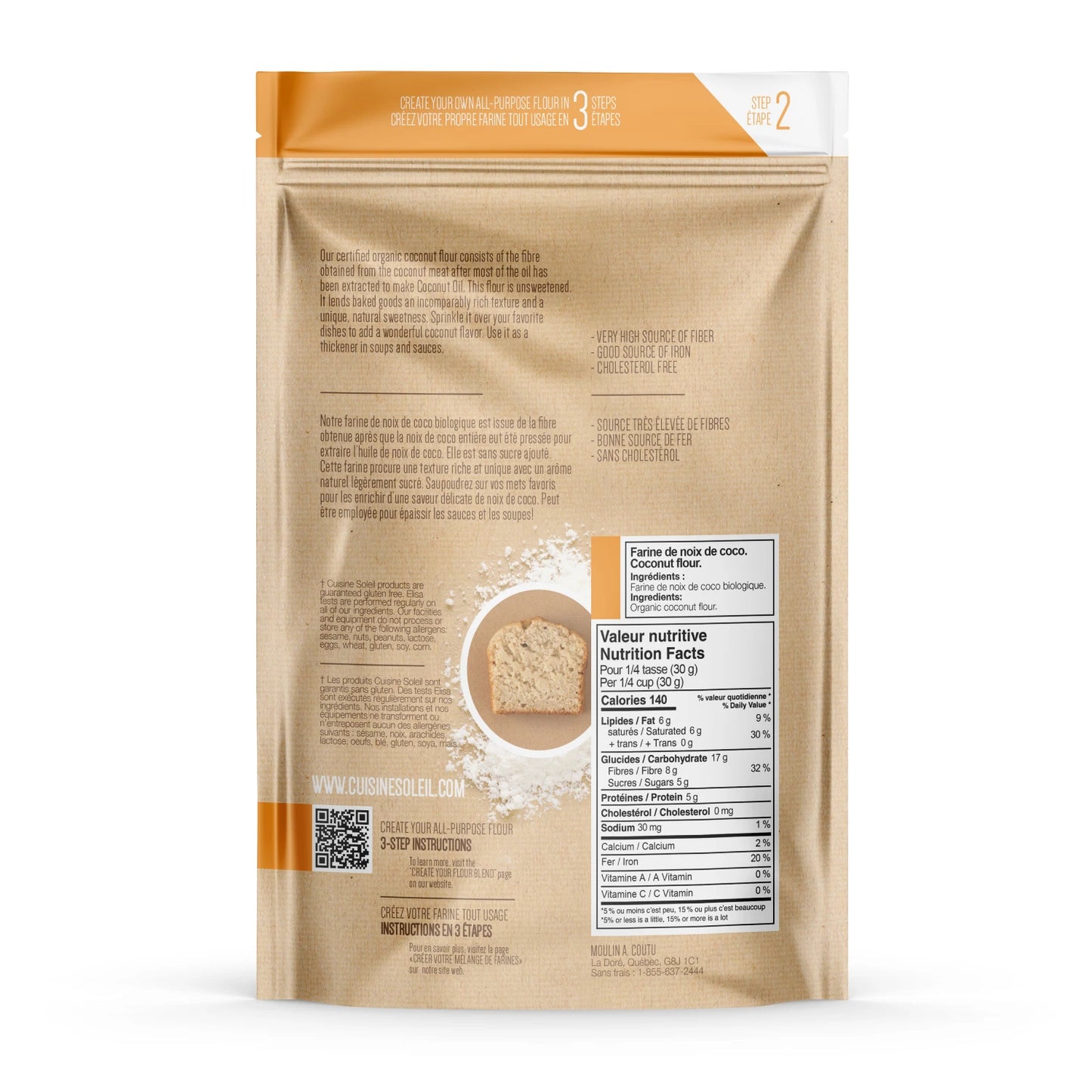 Cuisine Soleil coconut flour 700g