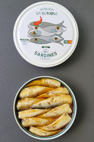 La Curiosa Small Spicy Sardines In Olive Oil